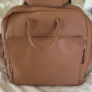 Ayla & Co Diaper Bag Backpack leather